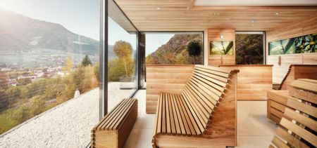 Wellnesshotel Preidlhof - Olive Sauna - Panoramic Sauna