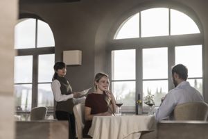 Restaurant im Wellnesshotel Adler Thermae, Toskana, Italien